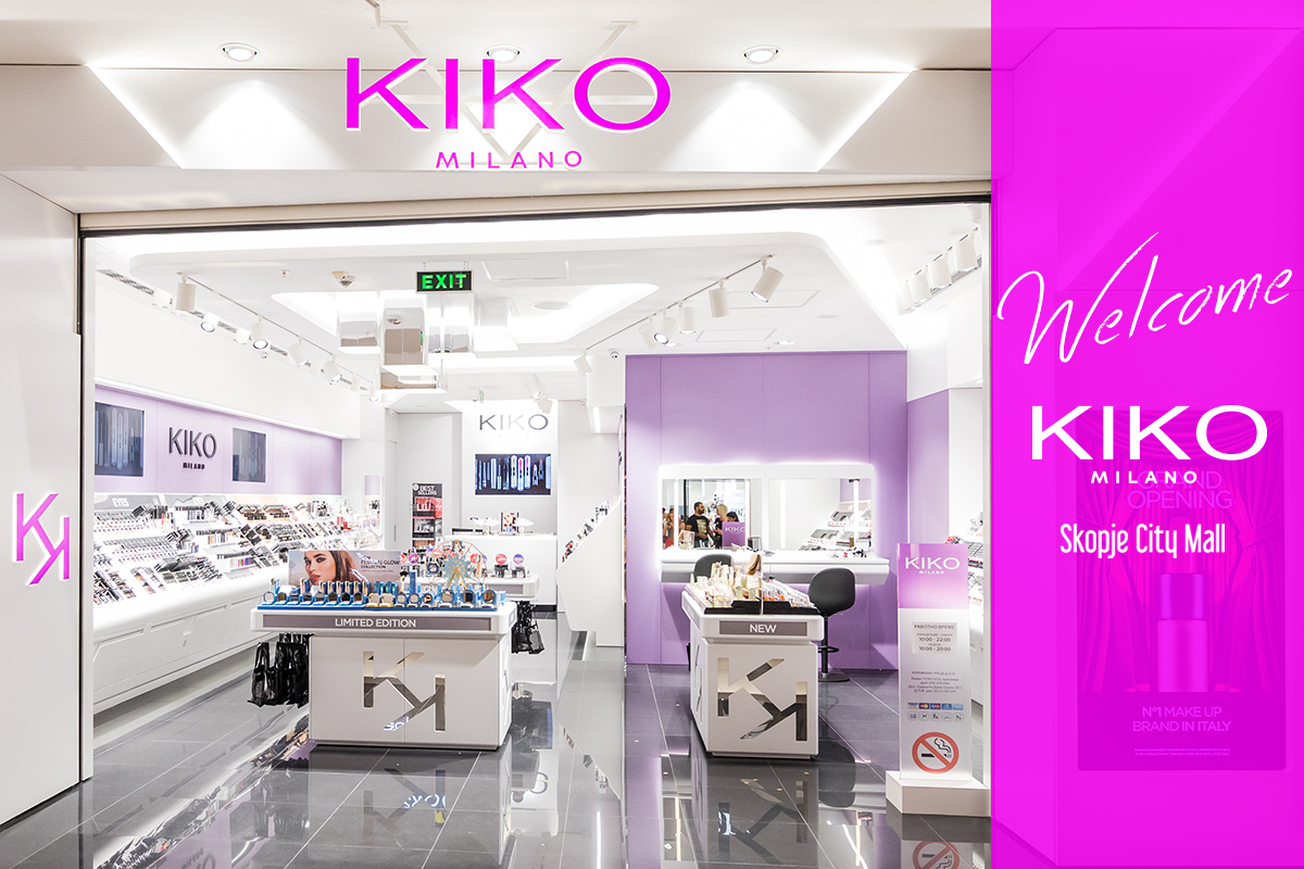 Kiko Milano те чека во Сити Мол!