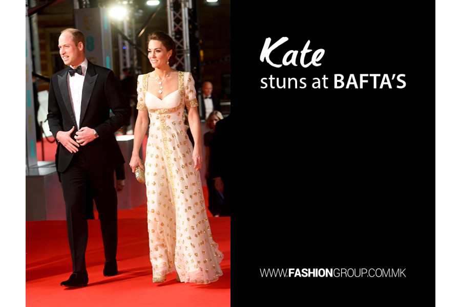 Само Кејт Мидлтон го испочитува дрес кодот на BAFTA