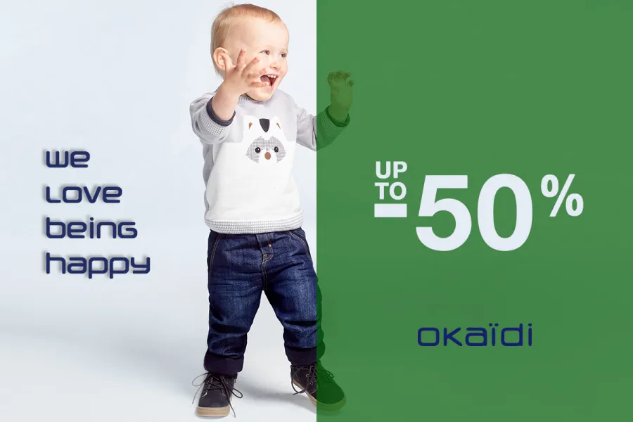 Happy days: Најслатките парчиња од Okaidi од денеска на -50% попуст!